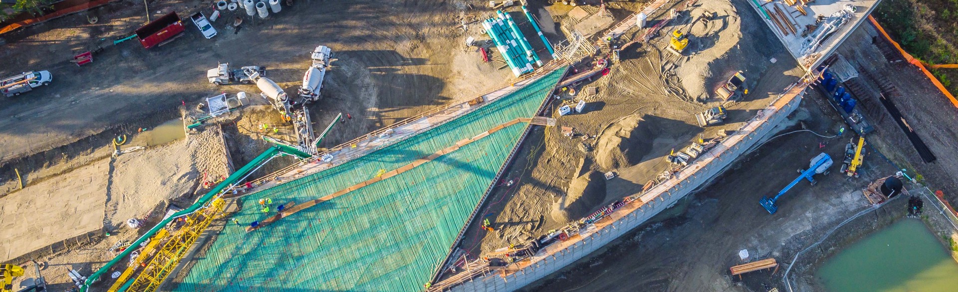 East Bridge Deck Pour
