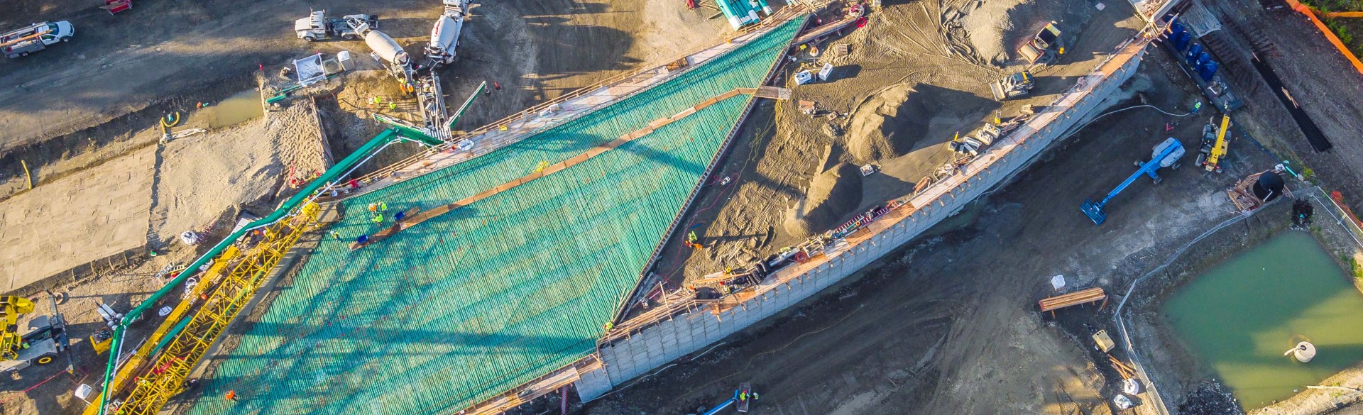 East Bridge Deck Pour