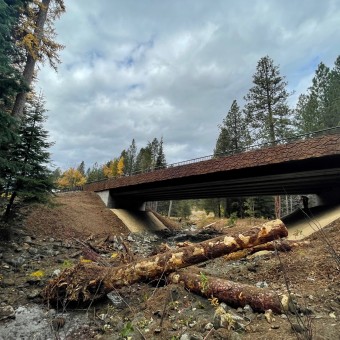 Completed bridge
